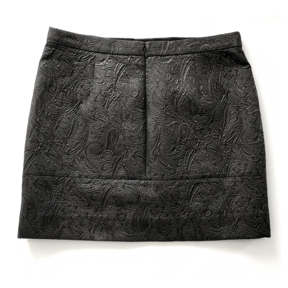 J. Crew Origami Mini Skirt in Metallic Matelasse - Picture 4 of 8